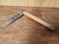 Antique Hand Forged Iron Froe Woodworking Tool Cedar Shake Shingle Axe Tool picture