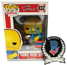 Hank Azaria Signed Autograph The Simpsons Funko Pop 832 Beckett  Comic Book Guy picture