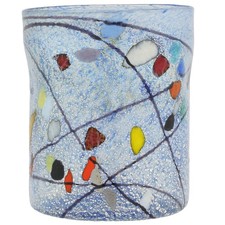 Glass Of Venice Murano Glass Kandinsky Art Theme Italian Tumbler Drinking Glass picture