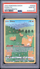 Ditto GG22/GG70 Pokemon SWSH Crown Zenith Galarian Gallery Full Art PSA 10 picture