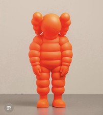 KAWS What Party Open Edition Orange Vinyl Art Toy Figure Boxed picture