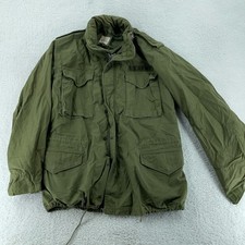 Vtg 1971 US Army M65 Field Jacket Mens M Regular OG107 Vietnam War SO-Sew picture