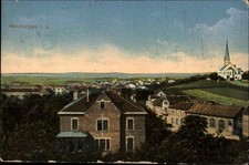 MORHANGE LORRAINE FRANCE Morchingen i.L. Bird's Eye View Antique Postcard picture
