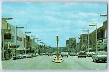 Marshfield Wisconsin Postcard Business Section  Coca-Cola c1960's Vintage Cars picture