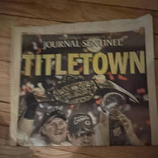 Milwaukee Journal-Sentinel Front Page 