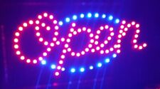 LED Open Sign 19 x 10 (2 pack)Animated Motion Running BusinessOPEN window sign picture