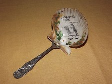VINTAGE OLD SOUVENIR SCHENECTADY NY CLAM SHELL US STERLING CO SPOON picture