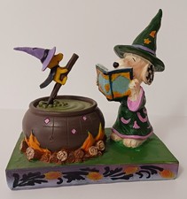 Snoopy And Woodstock Cauldron - Hand Painted - Resin Figurine -  picture