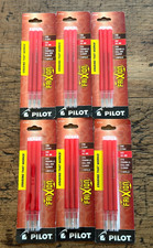 Pilot®  FriXion Refill Erasable Gel Ink RED Fine 0.7mm (18) Cartridges SEALED picture