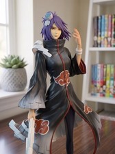 Naruto Shippuden Konan Figure 33cm Akatsuki Paper Angel Anime Statue picture