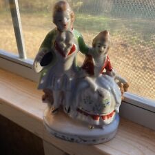 Vintage Porcelain Colonial Couple made in Occupied Japan (M10) picture