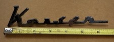 Vintage 1952 53 54 55 KAISER Script Chrome Badge Fender Emblem 792753 picture