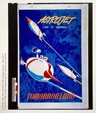 IMAGINEERING WDI Art Collection  ASTRO JET  Poster DISNEYLAND 1990s PHOTOCOPY picture