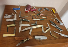 Lot Of 30 Assorted Small and Medium Pocket Knives. Mixed Brands & Conditions picture