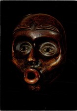 First Peoples  Kwagiutl Tsonoqua Mask UNP Continental Postcard A18 picture