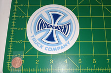 BLUE INDEPENDENT STICKER DECAL OLD STOCK ORIGINAL picture