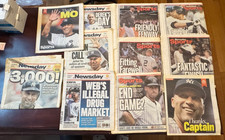 Derek Jeter Newsday Newspaper Lot Yankees 3000th Hit Farewell Final Game 2011-14 picture