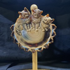 Vintage Westmoreland Brown Glass Collectible 8” Plate picture