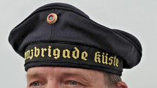 GBK Grenzbrigade Küste East German Coastal Border Guards Cap Band/Sash Only picture
