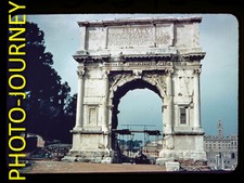 Vintage 35mm Color Slide World Heritage, Arch of Titus, Rome, Italy picture