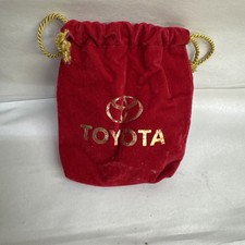 Rare TOYOTA Promo Merch Red And White Dice Die With Toyota Pouch picture