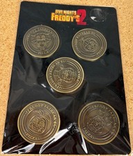 Five Nights at Freddy's 2 Movie Collectible 5 Coin Set - Freddy Fazbear's Pizza picture