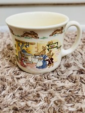 Bunnykins Baking Royal Doulton English  Fine Bone China Coffee Mug Tea Cup picture