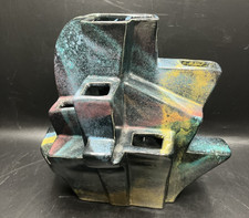 Charles Nalle Ceramic Abstract Freeform Postmodern Large Ikebana Vase picture