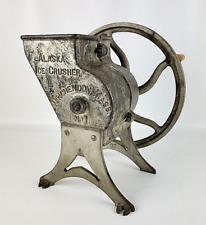 Antique Cast Steel Iron Soda Shop Alaska Ice Crusher #1 Winchendon, Mass. RARE picture