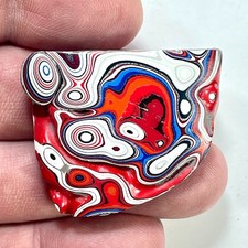 DVH Kenworth Truck Fordite Polished Face Specimen Chillicothe Ohio Ass. (6566) picture