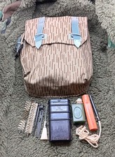 East German 7.62x39 Military Cleaning Kit w/ 4 Cell Mag Pouch - DDR Cold War  picture
