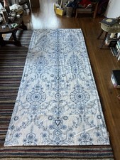 Ballard Designs Suzanne Kasler Lucille Drapery Panel Blue Floral 106” x 50” picture