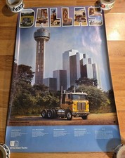 Vintage 1978 White Motor Trucks Dallas Poster trucking picture
