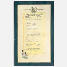 1978 Ecuador School Hymn Ignacio Molina Andrade Guayaquil Perma Plaque Escuela picture