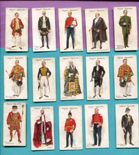 1911 JOHN PLAYER & SONS CEREMONIAL AND COURT DRESS 25 TOBACCO CARD SET picture