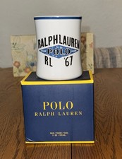 NOS~Ralph Lauren RL-67 POLO Banner 11oz Ceramic Coffee Mug picture