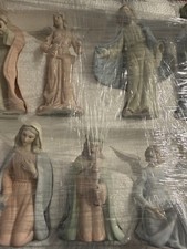 Lefton The Christopher Collection Full 9 Piece Nativity Christmas Set Vtg 1983 picture