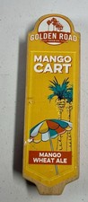 Golden Road Mango Cart Wheat Ale Beer Tap Handle 8.5”  Wood picture