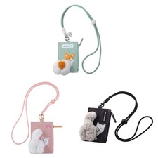 Starbucks Taiwan sakura 2026 fluffy purse with cardholder - corgi/ white cat picture