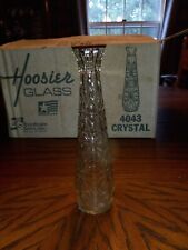 Hoosier Glass Crystal Vases Set Of 23 In Original Box Antiques picture