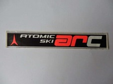 Original Vintage ATOMIC SKI ARC Ski Sport Sticker Sticker Sticker picture