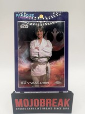 2025 Topps Chrome Star Wars Luke Skywalker Black Refractor 03/10 #83 picture