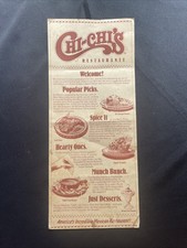1984 Vintage Chi-Chis Restaurant Menu Timonium Maryland picture