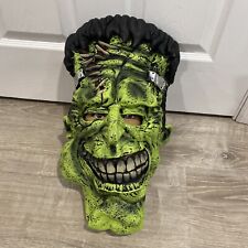 Frankenstein Rubber Mask Halloween Adult Size Adjustable Back picture