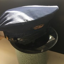 Vintage US Postal Service Hat by Fechheimer Bros with Insignia and Badge picture