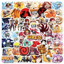 Mix 50 PCs Naruto Sasuke Itachi Sakura Kakashi Anime Luggage Sticker  picture
