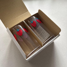NANA Strawberry Pair Glass Set Ai Yazawa Exhibition ALL TIME BEST Japan Limited picture
