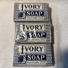 Lot of 3 Vintage 1979 Ivory Soap Commemorative Bars Procter & Gamble 4.5oz Bars picture