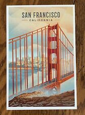 San Francisco, California - Golden Gate Bridge - Lantern Press Postcard picture