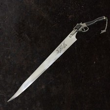 Exquisite Handcrafted Functional Squall Gunblade Revolver Sword / Black sheath picture